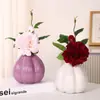 Botella Cerámica Creativa de Cebolla Artesanías Decorativas Adornos de Decoración para Sala de Estar Contenedor de Arte para Arreglos Florales Decoración de Mesa Jarrón