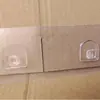 Sin Taladrar Hebilla Multifuncional de Enchufe Estante de Almacenamiento Montado en la Pared del Baño Almacenamiento Gancho Doble Fila Fuerte sin Rastro de Adhesivo
