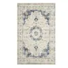 Tapete persa estilo vintage para sala de estar, quarto, varanda, cabeceira da cama, hall de entrada; tapete de chão à prova de poeira, resistente à sujeira, resistente ao desgaste, antiderrapante