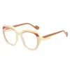 Gafas de Sol Cuadradas Nuevas y Coloridas Estilo Europeo y Americano Gafas Planas Deslumbrantes Gafas de Sol Poligonales de Moda para Pasarela