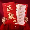 Sobres rojos de Año Nuevo super grandes con ambiente festivo, sobres rojos de gran tamaño para el Festival de Primavera, regalos personalizados para novia en el Día de Año Nuevo