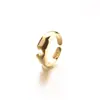 Anillo de Plata de Ley 925 Chapado en Oro de 18 Quilates Japón y Corea del Sur Vive con Artículos Más Vendidos Anillo Individual de Moda para Hombres y Mujeres Industria Pesada Ajustable