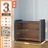 Vitrina para Figuras, Vitrina de Cristal para Uso Doméstico, Estantería, Armario de Almacenamiento para Cajas Sorpresa, Armario de Metal para Muñecas Modelo, Vitrina