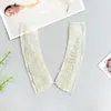 Corbata Blanca de Encaje Decorada con Perlas Ropa para Mujer Camisa de Vestir Accesorios Casuales Cuello Falso Flor Al Por Mayor