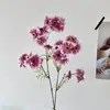 Ins Flor Artificial Simples de Margarida Floral de Casamento Flor Falsa Decoração de Mesa de Sala de Estar Decoração Adereços de Foto Decoração