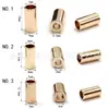 18x 8.8/17x 8/13.5x 7mm paso directo agujero grande y pequeño campana de metal aleación de zinc hebilla de extremo de cuerda hebilla de ajuste elástico