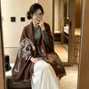 Bufanda y chal con estampado de leopardo estilo "old money" vintage más vendidos para mujer, adecuados para todas las estaciones, con un tacto lujoso y elegante