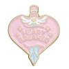 Broche personalizado estilo niña con combinación de colores letra inglesa medalla de sobre linda forma de arcoíris insignia metálica