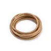 Cordón de cera coreano de 3.0 mm, cuerda de cera de poliéster con patrón de serpiente multicolor, material de tejido hecho a mano para pulseras y collares, resistente al desgaste