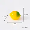 Nuevos Mini Accesorios de Resina de Frutas Realistas Manzana Plátano Fruta Supermercado Casa de Muñecas Juguete de Comida DIY Adornos de Resina