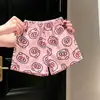 Conjunto de Top de Cuello Redondo + Pantalones de Patito Amarillo para Niños, Lindo, Manga Corta, Pantalones Cortos, Holgado, Versátil, Atuendo Infantil