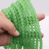 Contas de Vidro Redondas Coloridas Sólidas Transparentes 3-8mm DIY Não Desbota Acessórios para Joias Artesanais Feitas à Mão Colar Pulseira