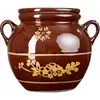 Tanque de Aceite Antiguo Tarro de Manteca Cerámica Resistente a Altas Temperaturas Tarro de Cocina Carne Curada Contenedor de Almacenamiento Doméstico Cerámica Al por Mayor