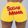 D9817 Amazon Caliente Europeo y Americano Mujeres Sexy Mujeres Pantalones Cortos Ajustados Pantalones Cortos Estampados Pantalones de Yoga