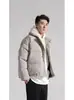 Casaco de Veludo Transfronteiriço com Gola Alta de Algodão Inverno Solto Acolchoado Manter o Calor Casaco Pão Peça de Roupa Exterior Estilo Hong Kong Casual Jaqueta de Algodão Roupas de Algodão