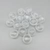 Cápsula Gashapon Vazia Transparente de 32mm Redonda Surpresa Infantil Pequeno Presente Plástico Semicolorida Bola Cápsula Gashapon Atacado Cápsula Gashapon