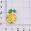 Pequeños Accesorios de Resina Transparentes de Frutas DIY para Fundas de Teléfono, Llaveros, Dijes para Zapatos, Pinzas para el Cabello, Gomas para el Cabello y Imanes para Nevera