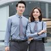 Camisa igual para hombres y mujeres de negocios, unidad de herramientas de empresa inmobiliaria, oficina, cuello blanco, ropa administrativa de trabajo, logo