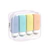 Novo Sub-Frasco de Silicone Autodesenhado 3oz Viagem Ao Ar Livre Cosméticos 90ml Frasco de Armazenamento de Silicone de Grau Alimentício