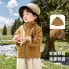Ropa infantil Kaka Panda, chaqueta de forro polar para niños, ropa de invierno para niñas, tops de invierno para niños, ropa de otoño e invierno para bebés