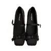 Sapatos de salto de balé estilo francês para mulheres, novo modelo 2026, com laço e aumento interno de altura, sapatos Mary Jane estilo fada para combinar com saias