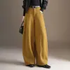Pantalones Scimitar de Seda de Morera y Lana para Mujer Otoño Invierno 2026 Nuevos de Cintura Alta Adelgazantes de Pierna Ancha Versátiles con Caída Pantalones Casuales