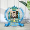 Adornos de Animales de Acrílico Transparente con Forma de Corazón, Nuevos Productos Transfronterizos para Decoración de Escritorio, Regalos Conmemorativos para Amigos y Familia