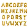 Balão de Letra em Inglês de 16 Polegadas Dourado Ouro Rosa Prata Filme de Alumínio Festa de Aniversário Fabricante Atacado Festa de Letras