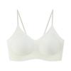 Ropa interior Camelia Fragancia Tirante Fino Hombro Ultradelgada Sin Costuras Soporte Ouruo Sensación Fresca Fruncida Base Invisible Ropa Interior