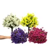 Flores Artificiales Simuladas y Plantas Verdes, Árboles de Ciprés Pequeños, Bonsáis de Ciprés Simulados, Boj, Lavanda, Flores Falsas, Árboles Falsos, Variedades Populares de Pino y Ciprés