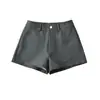 Novos shorts casuais versáteis de perna reta na moda, estilo europeu e americano 2026, calças de cintura alta em A, afuniladas, de perna larga, atacado