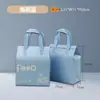 Bolsa Isolante Descartável Não Tecido para Levar Chá com Leite Café Bebida Sacola de Embalagem Bolsa Isolante Impressão de Logotipo Pronta Entrega Atacado