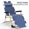 Silla para la hora del almuerzo Silla reclinable plegable para la siesta Sentado Reclinado Hogar Respaldo Ocio Exterior Silla plegable portátil Silla de playa