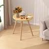 Mesa redonda pequena, mesa de centro, sala de estar simples, sofá, mesa lateral, mesa de cabeceira, mesa de varanda criativa, mini simples