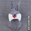 Adorables Accesorios de Actuación para Niños para el Día del Niño: Diademas de Tigre y Cabeza de Vaca, Diademas de Animales 3D de Dibujos Animados
