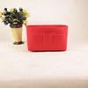 Bolsa de cosméticos multifuncional de fieltro, bolsa de almacenamiento de fieltro lavable de gran capacidad, bolsa de forro, bolsa interior