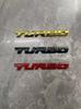 Novo carro personalidade metal turbo carro logo modificação esportes turbo carro logo adesivo de carro adesivo de carroceria de carro logo traseiro