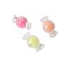 Contas Cor Fantasma Transparente Fosco Estrelas Doces Redondas Contas para DIY Pulseira de Joias Artesanais Acessórios Material