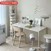 Mesa de ordenador de escritorio minimalista, de lujo, con luz nórdica, para el hogar, escritorio avanzado para oficina, mesa de juegos