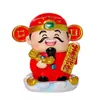 Novo Ornamento do Deus da Riqueza Estilo Chinês, Pequeno Presente da Nova Tendência Nacional, Decoração de Mesa de Escritório do Deus da Riqueza das Cinco Direções, Presente de Ano Novo