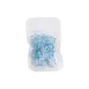 Accesorios para Uñas con Forma de Flor de Lirio de Cristal de Hielo Suave, Flores Populares de Resina de Cinco Pétalos de Colores para Decoración de Uñas DIY