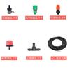 Boquilla de Aspersión Universal para Riego de Flores, Riego Automático, Atomización, Sistema de Aspersión Refrigerante, Equipo de Aspersores para Microirrigación, Cabezal de Ducha