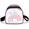 Melody My Melody Bolsa de Almuerzo Estudiante Niños Bebé Bolsa de Hielo Lonchera con Bolsa para Arroz Bolsa de Almuerzo para el Trabajo