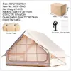 Tienda inflable automática de verano, con capacidad para 6.3 metros cuadrados, tienda inflable impermeable para exteriores para acampar, protección solar, no requiere montaje