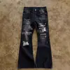 Otoño Nueva Moda Retro Ins Trendy Deshilachado Calle Jeans Acampanados Y2K Ropa Transfronteriza Europea y Americana para Mujer