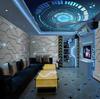 Papel de Parede com Tecnologia 3D Ficção Científica Cápsula Espacial Parede de Fundo para Escritório Revestimento de Parede Hall de E-Sports Lan House Hotel Ktv Papel de Parede