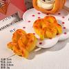 2025 Nuevo Lindo Pan Comida Juego Simulación Resina Pan Galletas Adorno para la Cabeza para Niños Pasador para el Cabello diy Pegamento de Crema