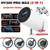 Proyector de juegos HY300MAX de alta definición superventas transfronterizo, proyector portátil con controlador de juegos