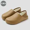 Pantuflas de Algodón Impermeables de Invierno para Mujeres y Parejas, Cómodas Pantuflas Cálidas para el Hogar con Forro de Felpa, Pantuflas Peludas de Interior para Hombres al por Mayor