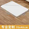 Tablero de Mesa Laminado de Madera Maciza sin Pintura, Panel Divisor de Madera Corte T Blanco, Panel Divisor de Tablero Ecológico Multicapa para Armario